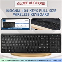 INSIGNIA FULL-SIZE WIRELESS KEYBOARD (104-KEYS)