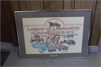 1978 Framed Ford Numbered & Signed Award Print