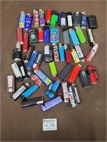 30 +/- lighters! New and used. Good mix lot