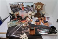 Harley Davidson Lot-Mugs, Posters, & More