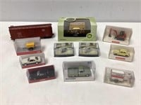Eleven Die Cast HO Scale Vehicles