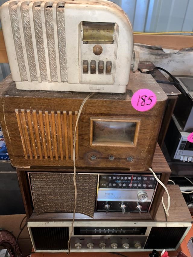 (4) Vintage Table Top Radios (Untested)