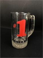 Vtg #1 Fisherman's Beer Mug