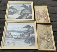 Framed Oriental Wall Art