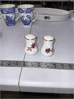 Royal Worcester Evesham salt and pepper