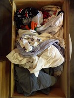 Dresser Drawer Full of Clothes, Some Bed Sheets