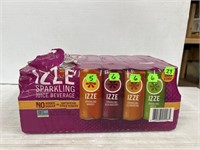 Izze sparkling juice beverage 23 cans best by Jun