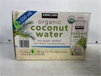 Kirkland organic coconut water 9 inside best by