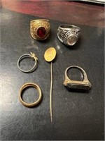MISC JEWELRY CLASS RINGS AND MORE