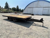 1978 Miller 20’ Tilt Bed Tandem Axle Trailer