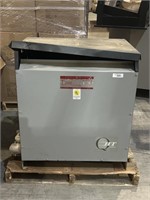 Large Industrial 3-Phase GE Transformer.