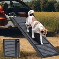 67" Dog Ramp Foldable - 17" Wide Pet Steps Non-Sli