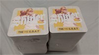 2 sleeves of Shiner the game time goat coasters
