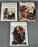 Norman Rockwell Art Books Set of Three