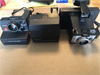 3 x Polaroid Cameras