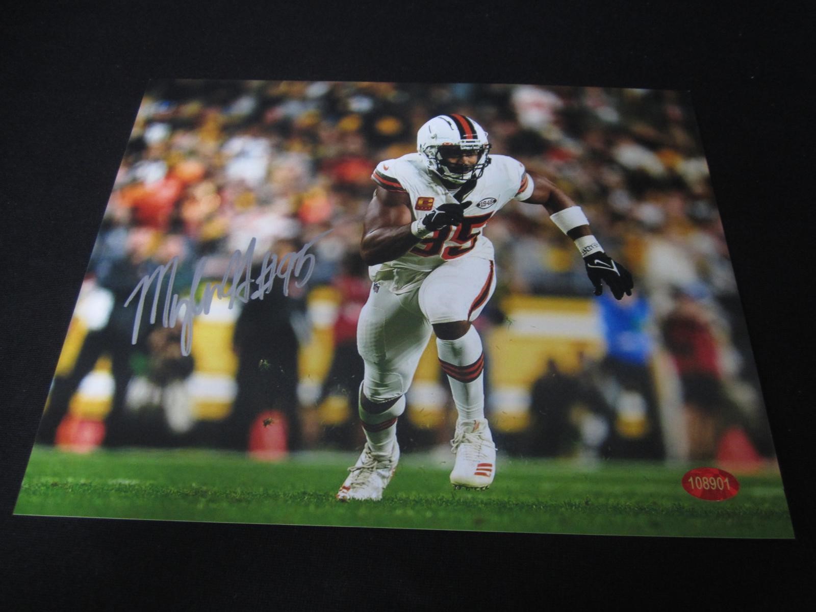 Myles Garrett Signed 8x10 Photo GAA COA