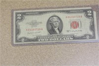 1953 Red Seal $2.00 Note