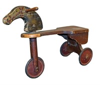 Antique Child's ABC Car with Horse head