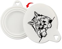 Norwegian Cat Food Can Lid  Silicone