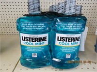 Listerine cool mint mouth wash 2-1.5L