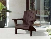 Adirondack Chair, Resin Outdoor Furniture, Brown