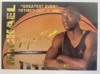 Michael Jordan Facsimile  signed Special Retiremen