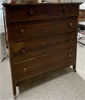 Wooden Dresser (46"W x 20"D x 49.5"H). 1