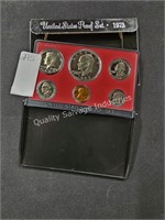 1973 US proof set (display area)