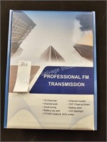 professional FM transmitter (display area)