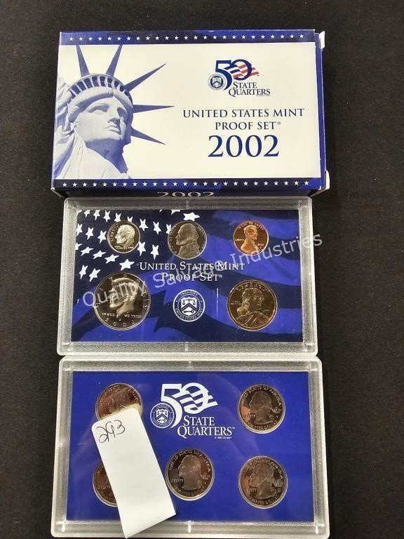 2002 US 50-quarters state proof set
