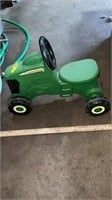 John Deere plastic tractor toy