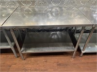 Stainless Steel 48" Table w/ Lower Shelf