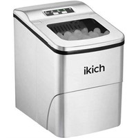 iKich Portable Ice Maker 26lbs 24hrs LED Display