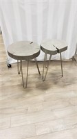 2 Mila Live Edge Side Tables $865