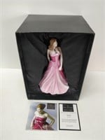 royal doulton annie in original box, signed