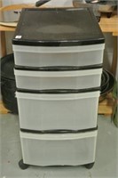 Plastic Office Cart on Castors