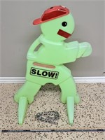 SLOW TURTLE SIGN w Chain