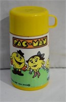 Vintage Aladdin Pac-Man Lunch Box Thermos