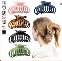 StylGo Hair Claw Clips for Thick Hair - 10 pcs