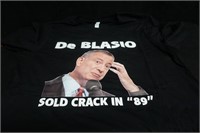 Large Shirt "De Blasio Sold Crack in 89"