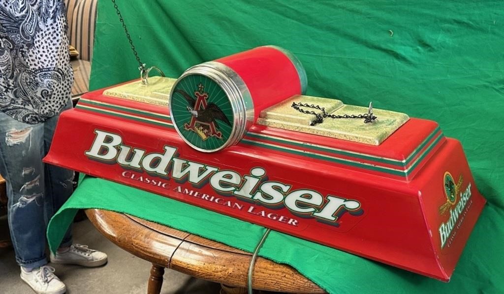 BUDWEISER Pool Table Light