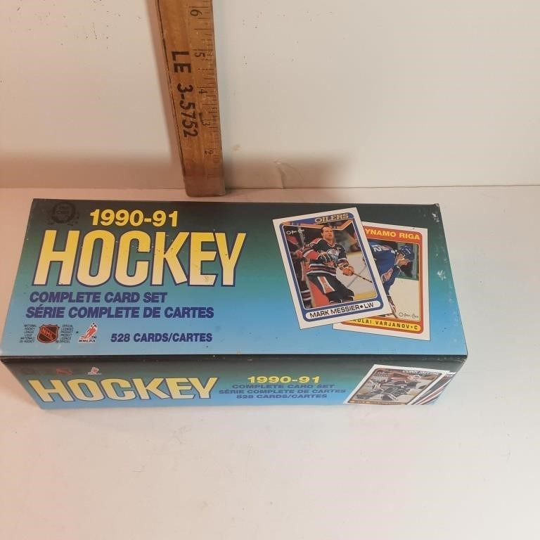 complete 1991 hockey card set