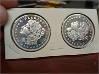 2 - 1oz silver rounds