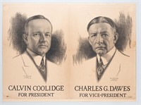 COOLIDGE AND DAWES JUGATE POSTER