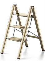 3 Step Ladder Aluminum Lightweight