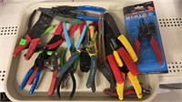 Lot of Electrical Snips & Tools: Klein, Imperial