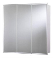 24 in. W X 24 in. H X 5 in. D Frameless Tri-View S