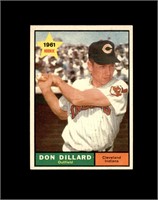 1961 Topps #172 Don Dillard EX to EX-MT+