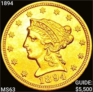 1894 $2.50 Gold Quarter Eagle