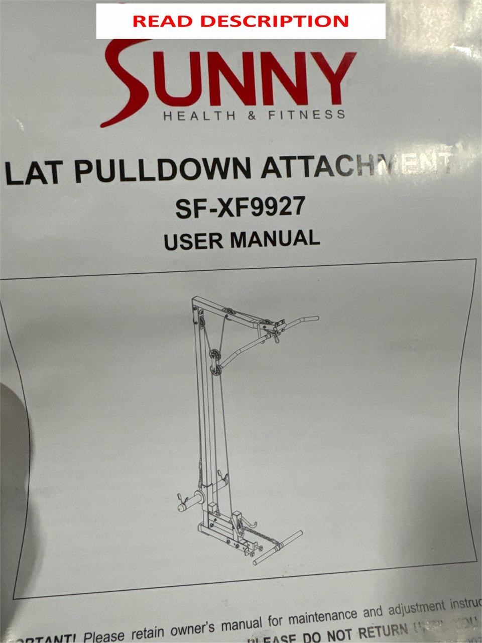 Lat Pulldown Attatchment